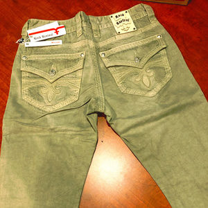 NEW MEN'S ROCK REVIVAL 100% COTTON JEAN